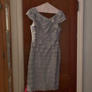 Silver cocktail dress